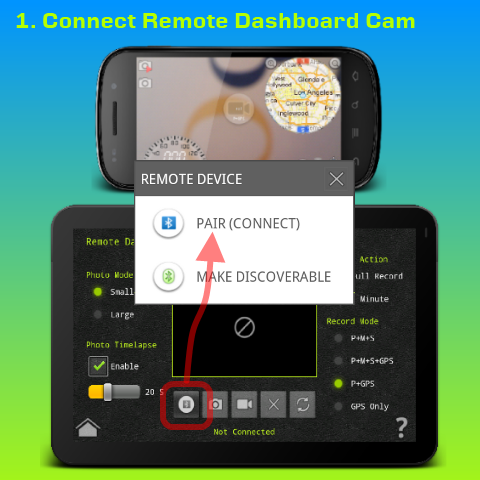 Connect Remote Dashboard Cam