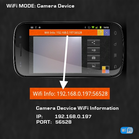 WiFi Connection Mode Camera