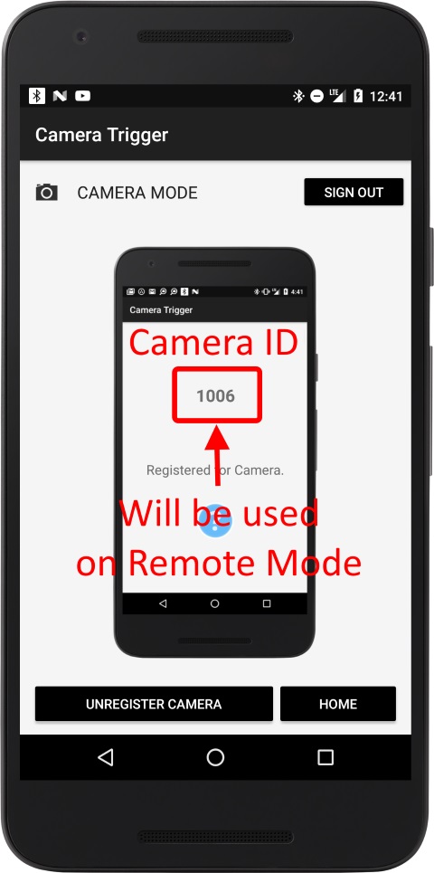 Camera Trigger Remote View